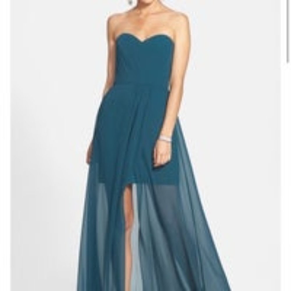 Erin by Erin Fetherston bridal Turquoise Maxi Barrier Reef Dress 8